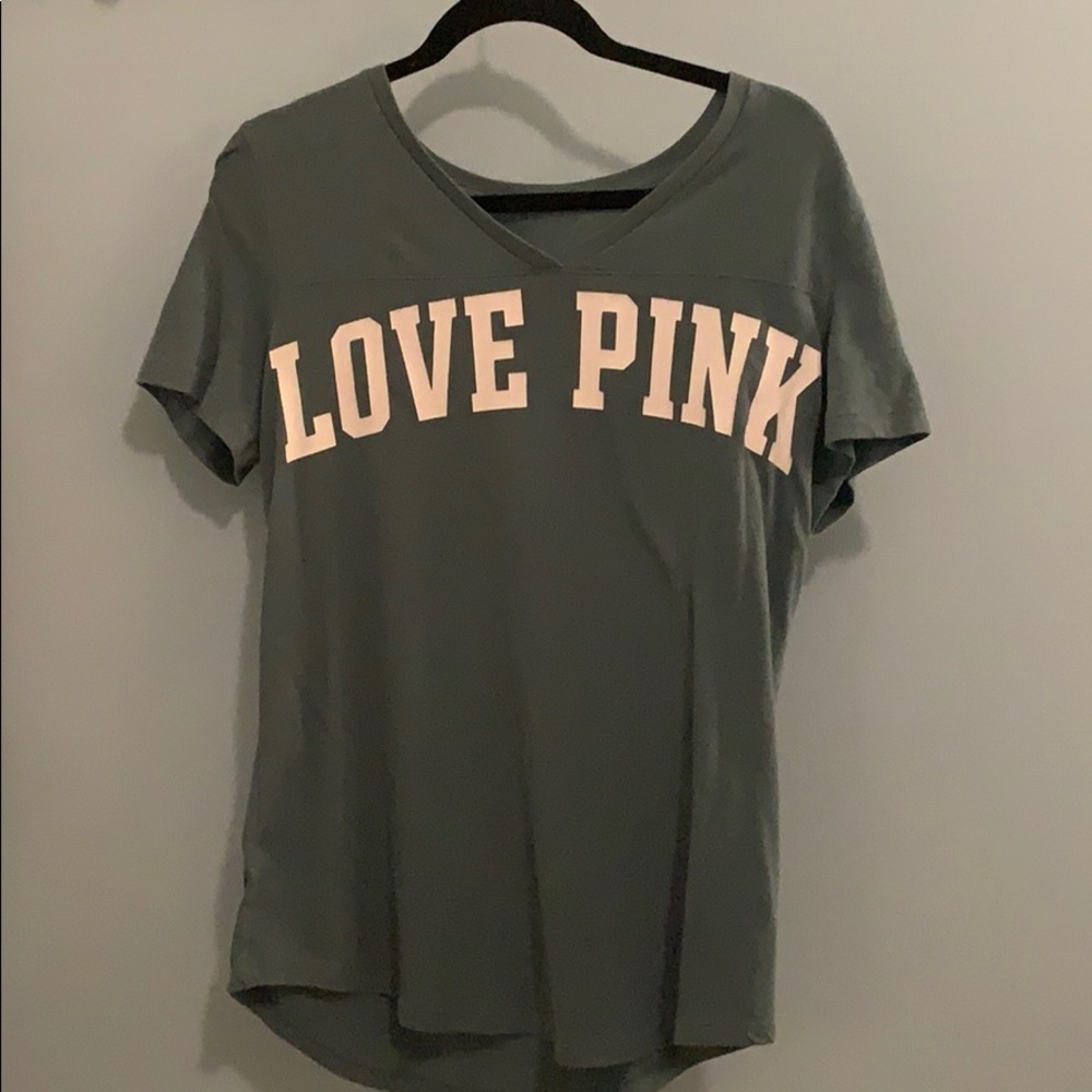 Victorias Secret Short Sleeve T-Shirt Blue - Picture 2 of 3